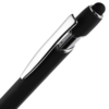 Ручка шариковая Pointer Soft Touch со стилусом, черная (Изображение 4)