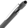 Ручка шариковая Pointer Soft Touch со стилусом, серая (Изображение 4)