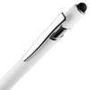 Ручка шариковая Pointer Soft Touch со стилусом, белая (Изображение 4)