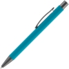 Ручка шариковая Atento Soft Touch, бирюзовая (Изображение 2)