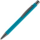 Ручка шариковая Atento Soft Touch, бирюзовая