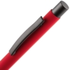 Ручка шариковая Atento Soft Touch, красная (Изображение 4)
