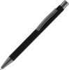 Ручка шариковая Atento Soft Touch, черная (Изображение 1)