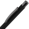 Ручка шариковая Atento Soft Touch, черная (Изображение 4)