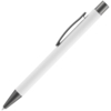 Ручка шариковая Atento Soft Touch, белая (Изображение 2)