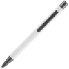 Ручка шариковая Atento Soft Touch, белая (Изображение 3)