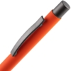 Ручка шариковая Atento Soft Touch, оранжевая (Изображение 4)