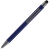 Ручка шариковая Atento Soft Touch со стилусом, темно-синяя (Изображение 3)