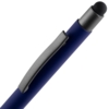 Ручка шариковая Atento Soft Touch со стилусом, темно-синяя (Изображение 4)