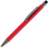 Ручка шариковая Atento Soft Touch со стилусом, красная (Изображение 1)