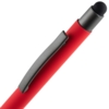 Ручка шариковая Atento Soft Touch со стилусом, красная (Изображение 4)