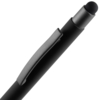 Ручка шариковая Atento Soft Touch Stylus со стилусом, черная (Изображение 4)