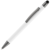 Ручка шариковая Atento Soft Touch со стилусом, белая (Изображение 1)