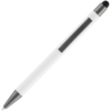 Ручка шариковая Atento Soft Touch со стилусом, белая (Изображение 3)