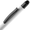 Ручка шариковая Atento Soft Touch со стилусом, белая (Изображение 4)