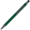 Ручка шариковая Atento Soft Touch со стилусом, зеленая (Изображение 3)