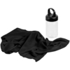 Охлаждающее полотенце Frio Mio в бутылке, черное (Изображение 2)