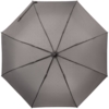 Зонт складной Hard Work с проявляющимся рисунком, серый (Изображение 1)