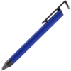 Ручка шариковая Standic с подставкой для телефона, синяя (Изображение 2)