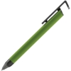 Ручка шариковая Standic с подставкой для телефона, зеленая (Изображение 2)