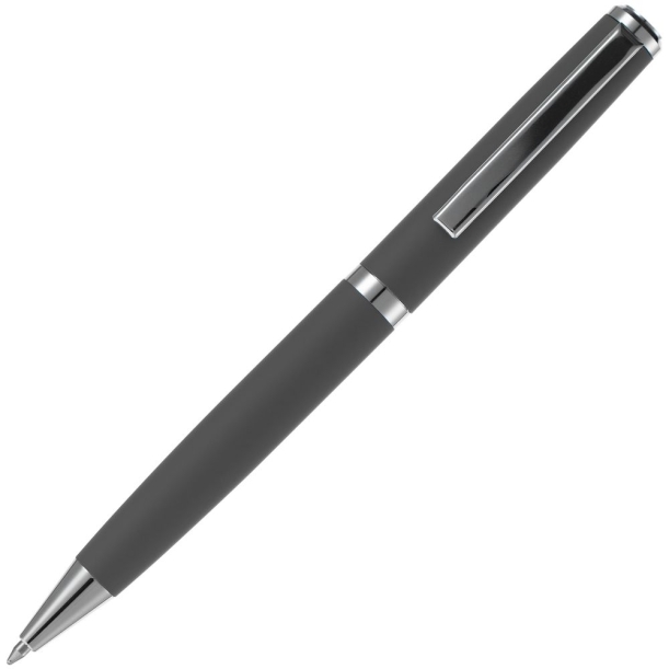 Ручка шариковая Inkish Chrome, серая (Изображение 3)