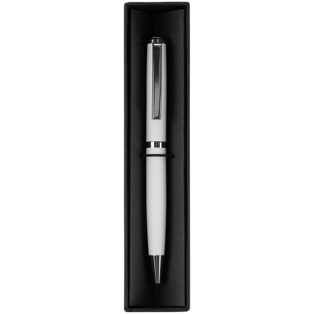 Ручка шариковая Inkish Chrome, белая (Изображение 5)
