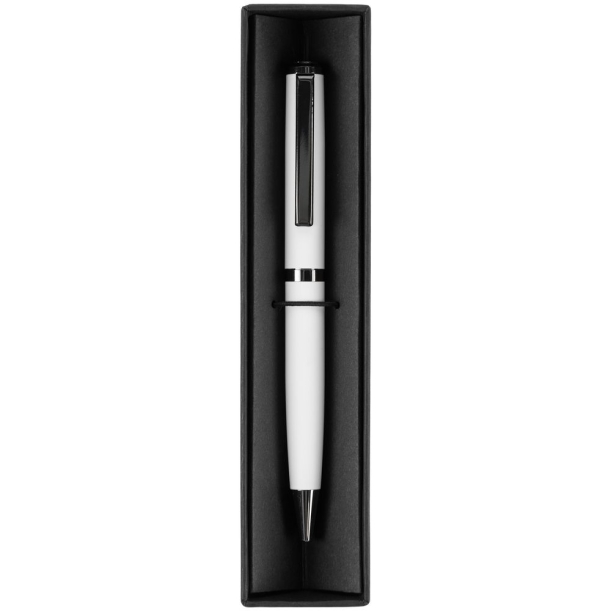 Ручка шариковая Inkish Gunmetal, белая (Изображение 5)