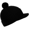 Вязаная шапка с козырьком Peaky, черная (Изображение 2)