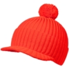 Вязаная шапка с козырьком Peaky, красная (кармин) (Изображение 1)