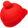 Вязаная шапка с козырьком Peaky, красная (кармин) (Изображение 3)
