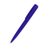 Ручка пластиковая Jangle, софт-тач, темно-синяя-S (Изображение 1)