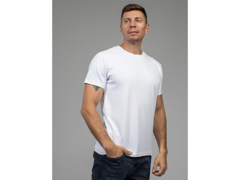 Футболка для сублимации Evolution унисекс (белый) 2XL (Изображение 1)