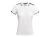 Рубашка-поло Tamil женская (белый/черный) L (Изображение 1)