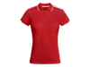 Рубашка-поло Tamil женская (красный/белый) M (Изображение 1)