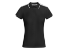 Рубашка-поло Tamil женская (черный/белый) L