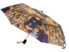 Набор: платок, складной зонт Ренуар. Терраса, синий/желтый (Изображение 2)