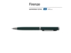 Ручка металлическая шариковая Firenze, софт-тач (зеленый)  (Изображение 2)