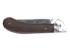 Нож складной Stinger, 105 мм, (серебристый), материал рукояти: сталь/дерево (серебристо-коричневый) (Изображение 2)