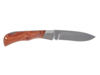 Нож складной Stinger, 104 мм, (серебристый), материал рукояти: сталь/дерево (серебристо-коричневый) (Изображение 3)