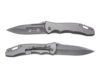 Нож складной Stinger, 102 мм, (серый), материал рукояти: нержавеющая сталь (серый) (Изображение 1)