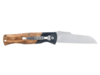 Нож складной Stinger, 105 мм (серебристый), материал рукояти: стеклопластик G10, древесина зебрано (Изображение 3)