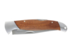 Нож складной Stinger, 100 мм (серебристый), материал рукояти: нержавеющая сталь, розовое дерево (Изображение 2)