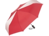 Зонт складной ColorReflex со светоотражающими клиньями, полуавтомат (красный)  (Изображение 1)