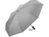Зонт складной ColorReflex со светоотражающими клиньями, полуавтомат (серый)  (Изображение 2)