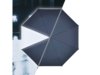 Зонт складной ColorReflex со светоотражающими клиньями, полуавтомат (серый)  (Изображение 10)