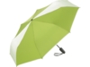 Зонт складной ColorReflex со светоотражающими клиньями, полуавтомат (лайм)  (Изображение 1)