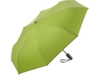 Зонт складной ColorReflex со светоотражающими клиньями, полуавтомат (лайм)  (Изображение 2)