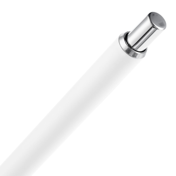 Ручка шариковая Slim Beam, белая (Изображение 2)