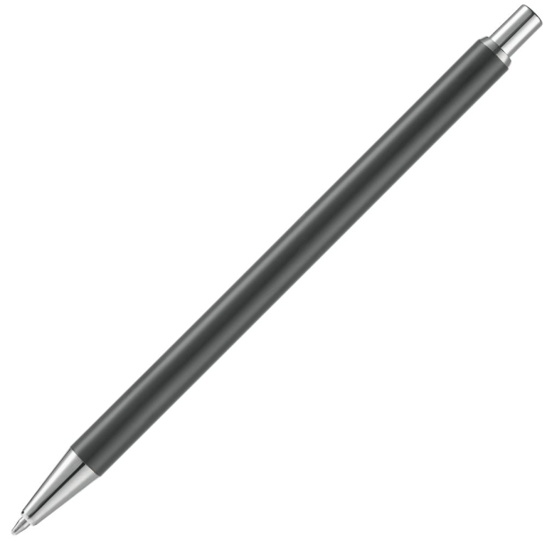 Ручка шариковая Slim Beam, серая (Изображение 1)