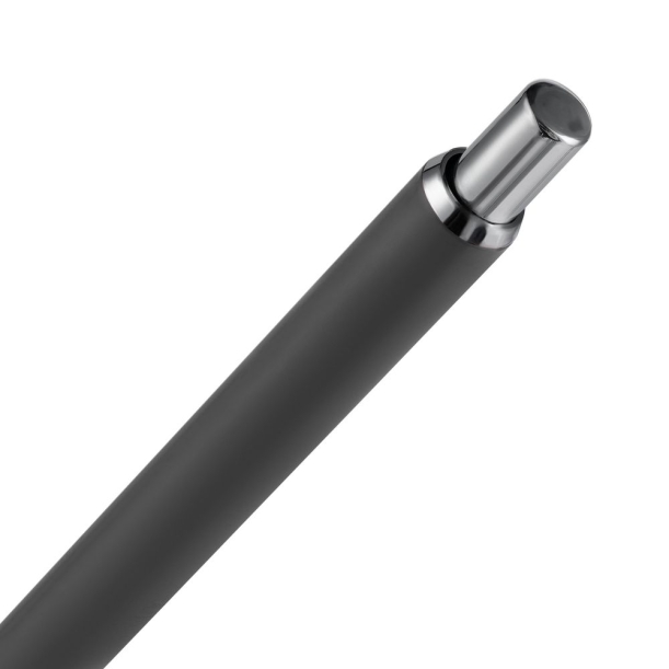 Ручка шариковая Slim Beam, серая (Изображение 2)